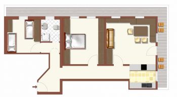 Ferienwohnung 75m²